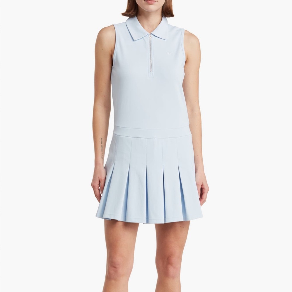 🎾🏓👟DKNY 1/2 Zip Pleated Dress